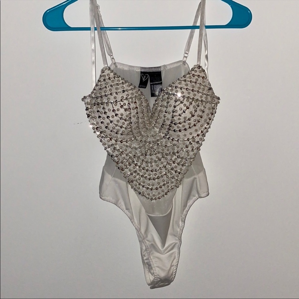 rhinestone bodysuit